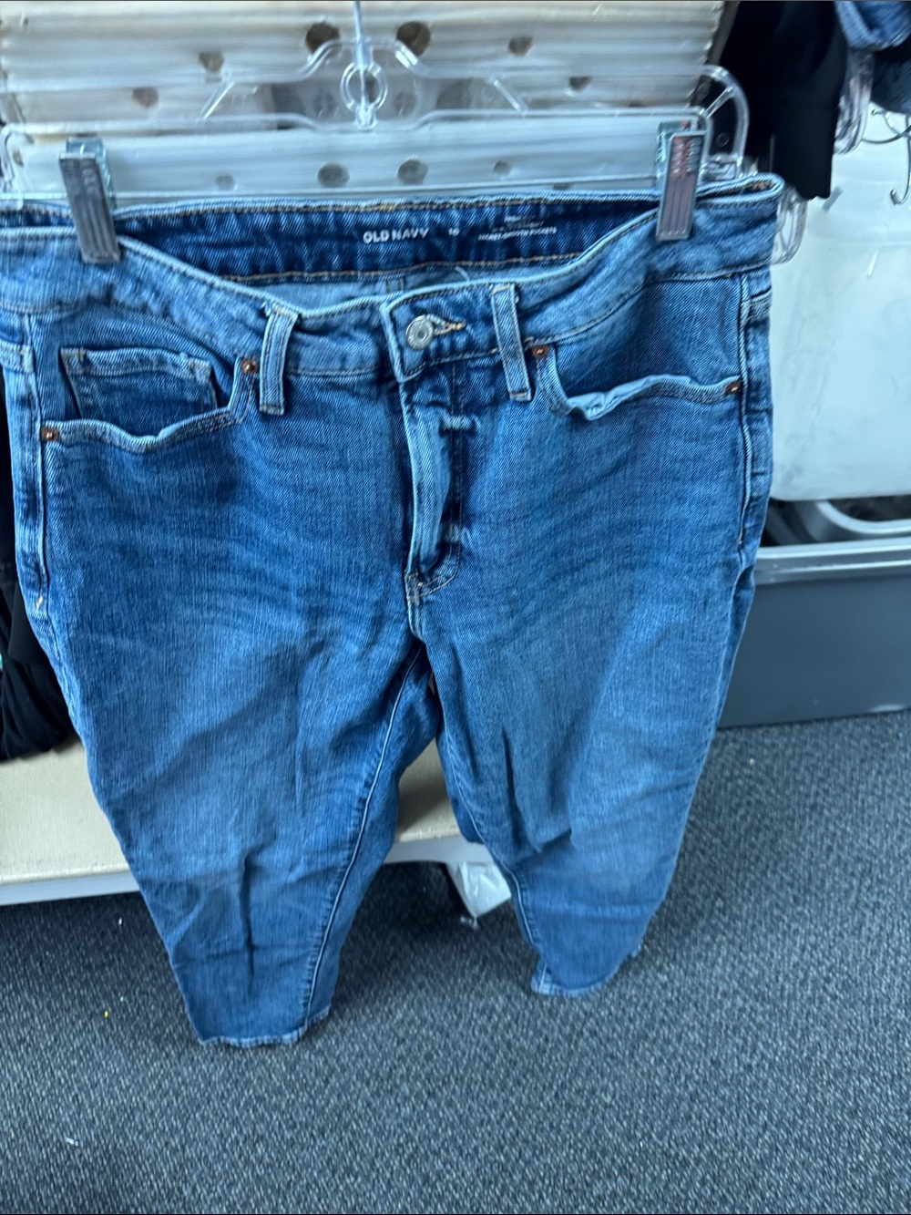 Old navy curvy OG straight jeans size 10 // 071283